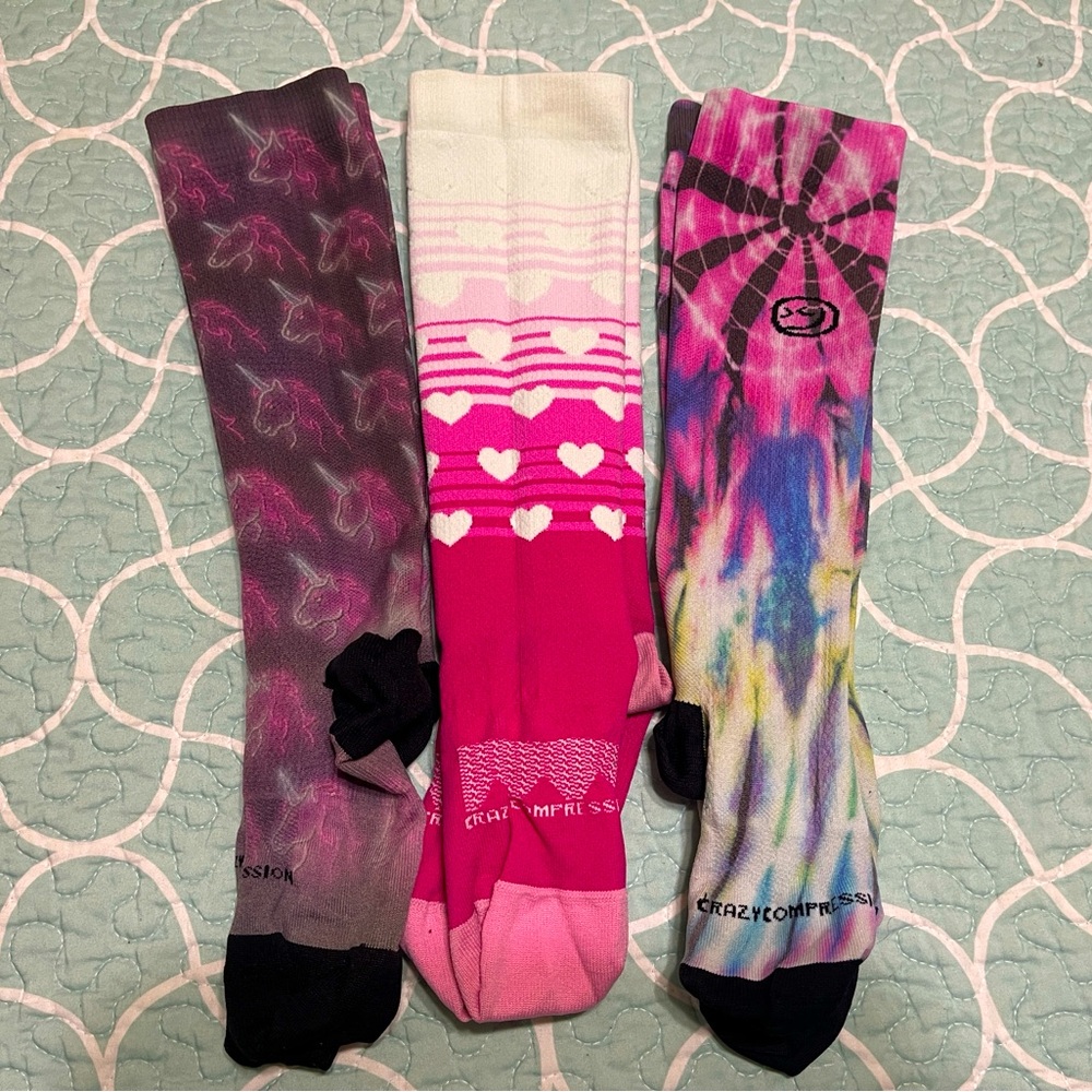 Women’s Crazy Compression Socks S/M